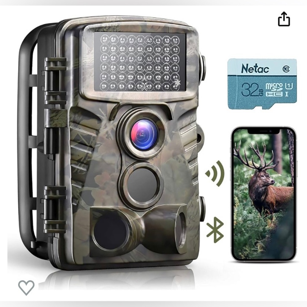 Trail Cam Game Camera - Camouflage Wireless Hunting Camera